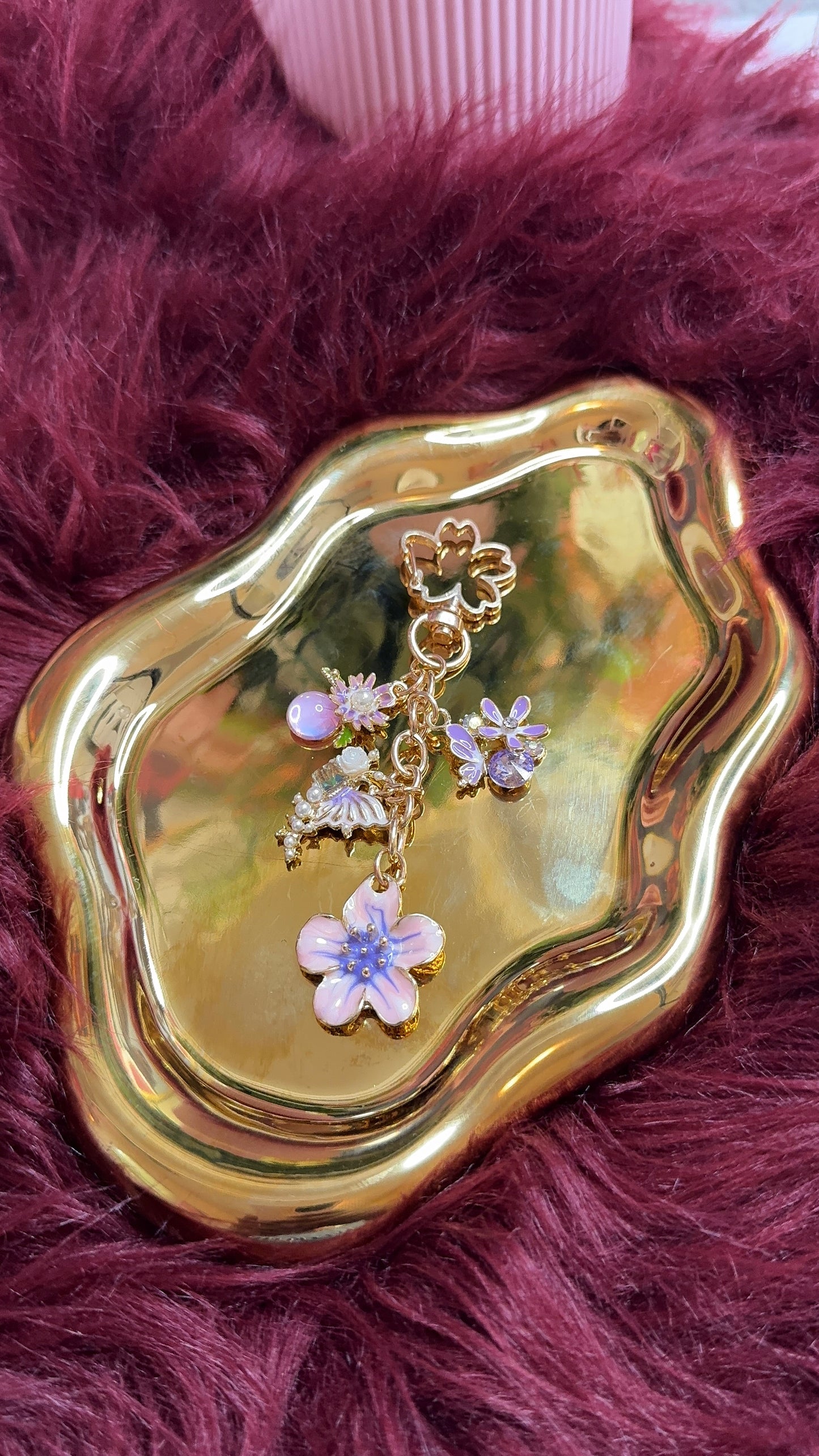 Floral Binder Charm