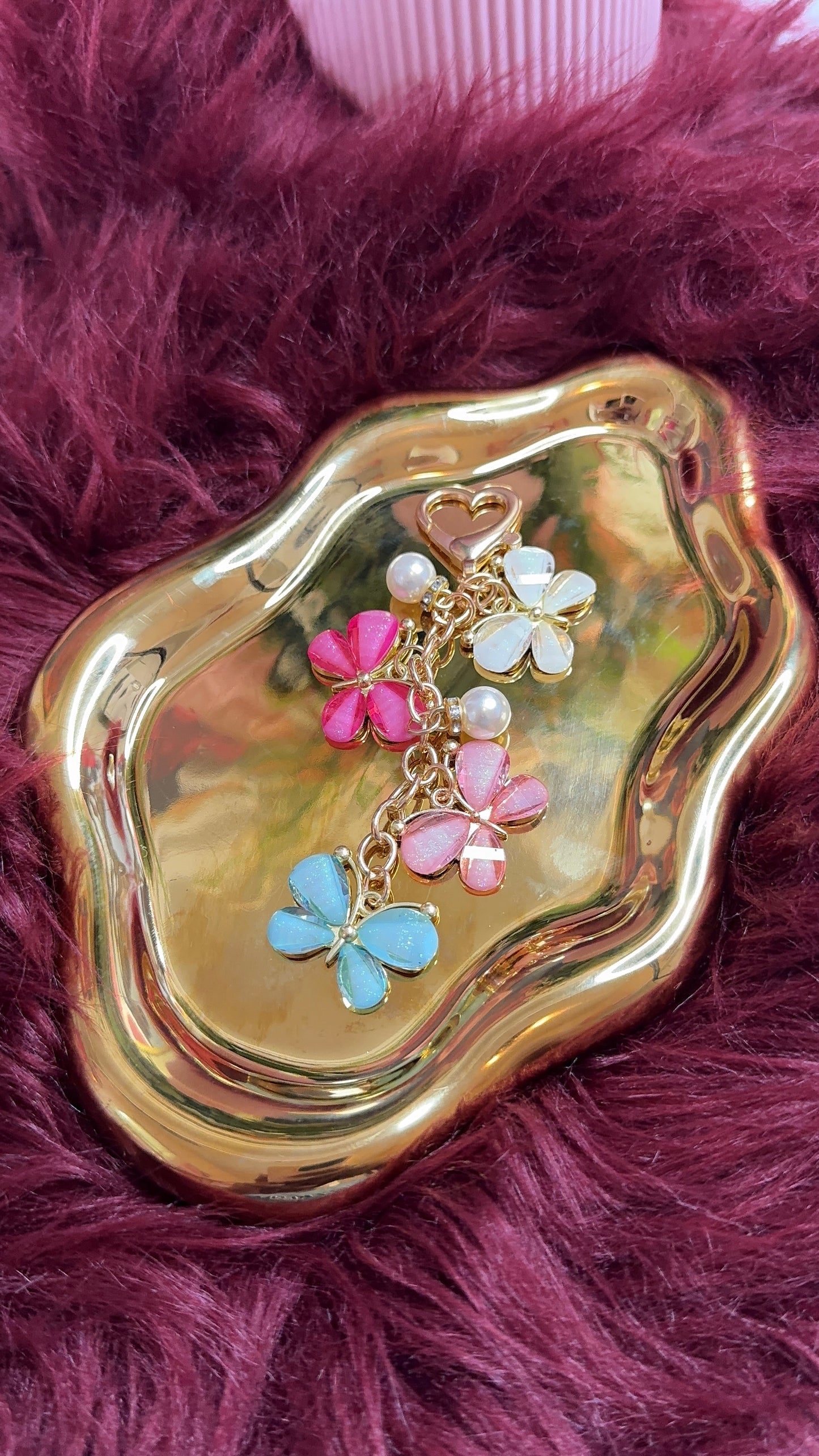 Feminine Flutters Binder Charm