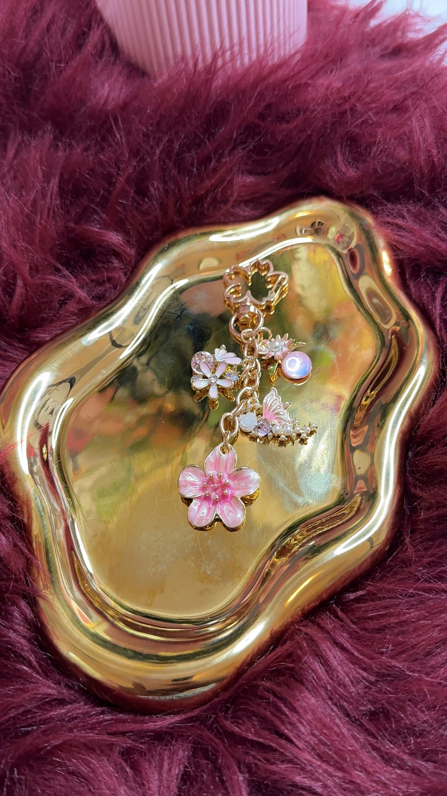 Floral Binder Charm