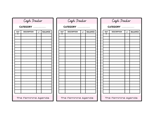 Cash Trackers (Digital Download)